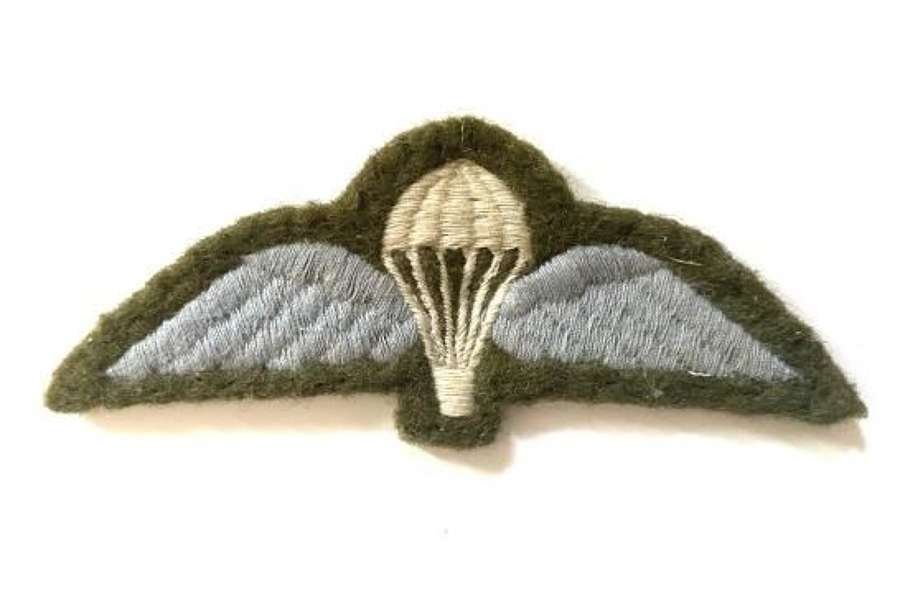 Original 1960s British Army Parachute Qualification Wing