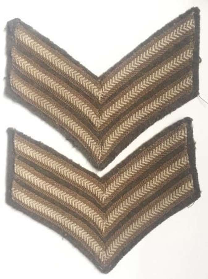 WW1 / WW2 British Army Sergeant Stripes