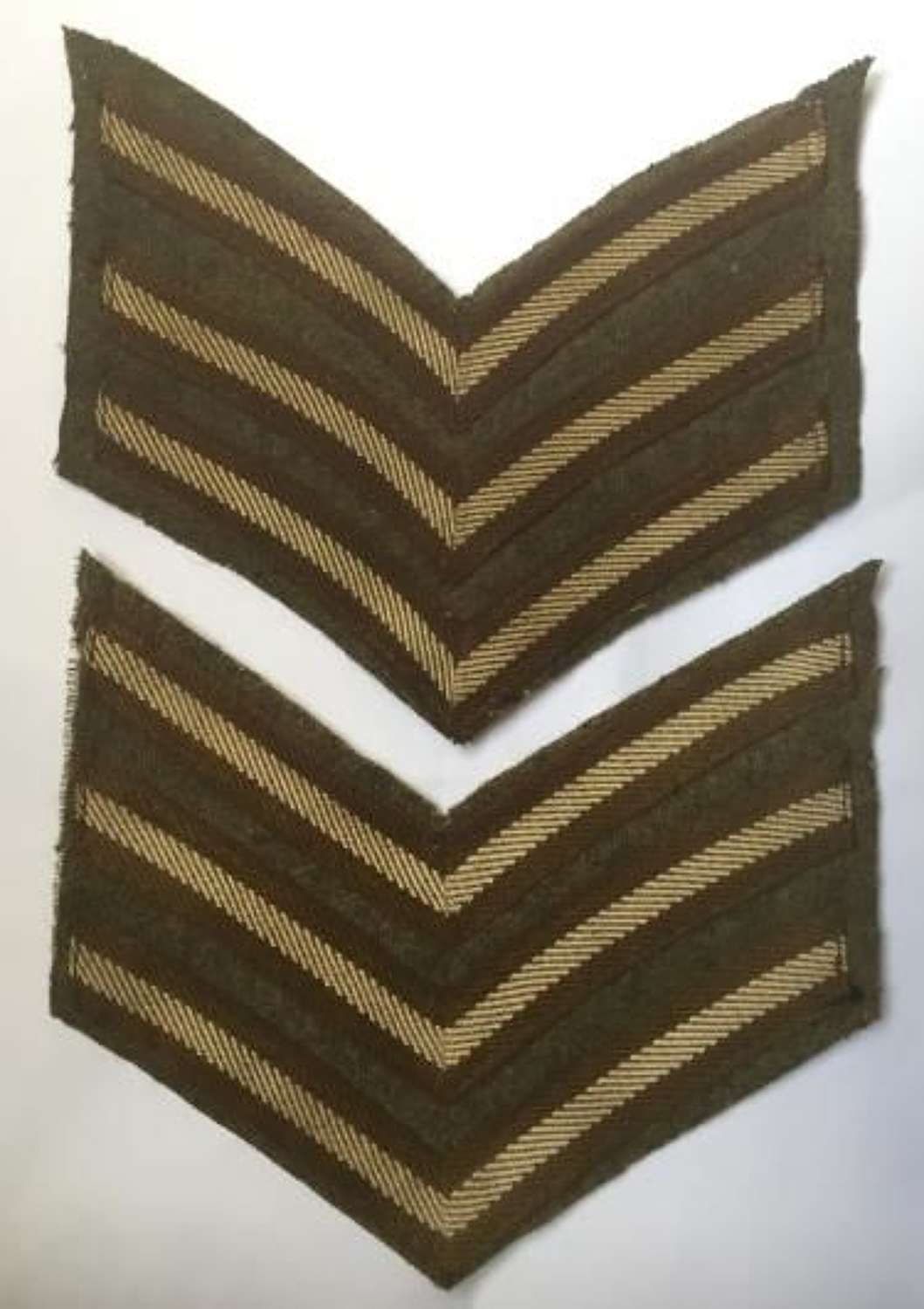Original Great War Sergeant Stripes - Austerity Pattern