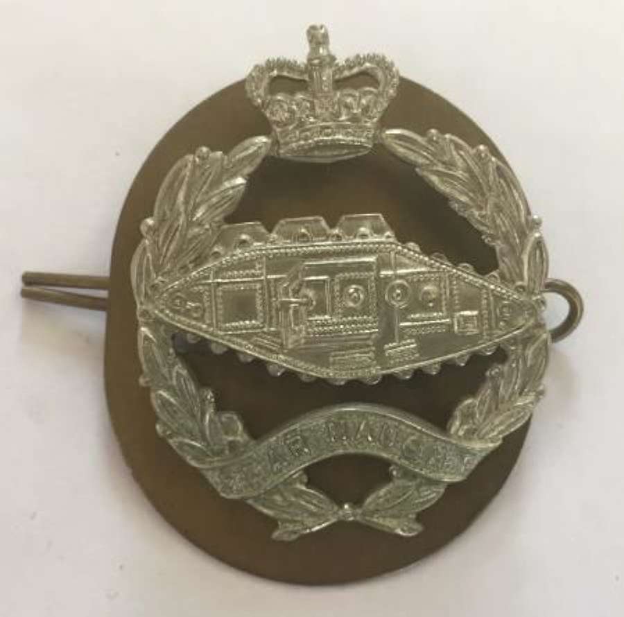 Royal Tank Regiment Cap Badge (Queens Crown)