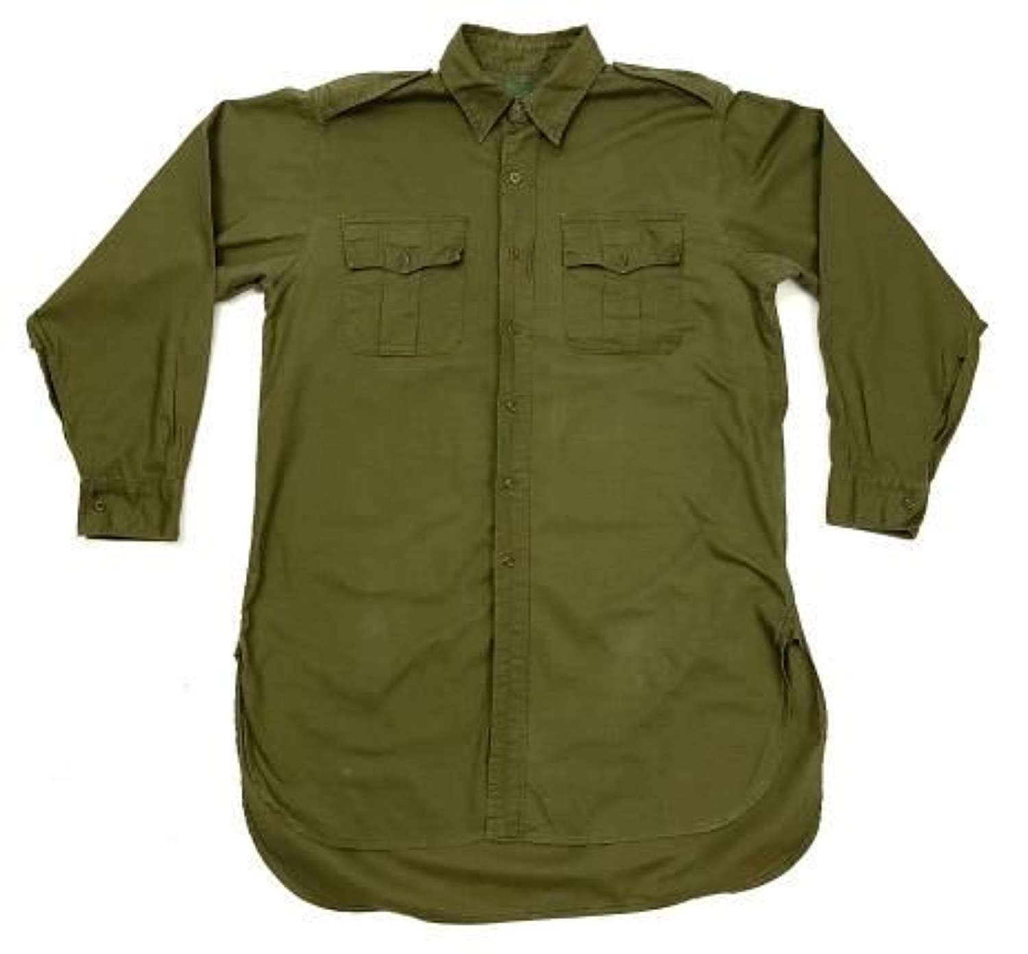Original 1960s British Jungle Green Aertex Shirt
