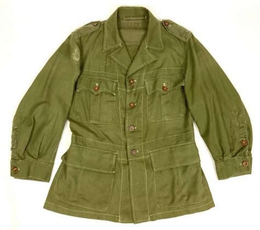 Original 1951 Dated Jungle Green Bush Jacket - Size 6