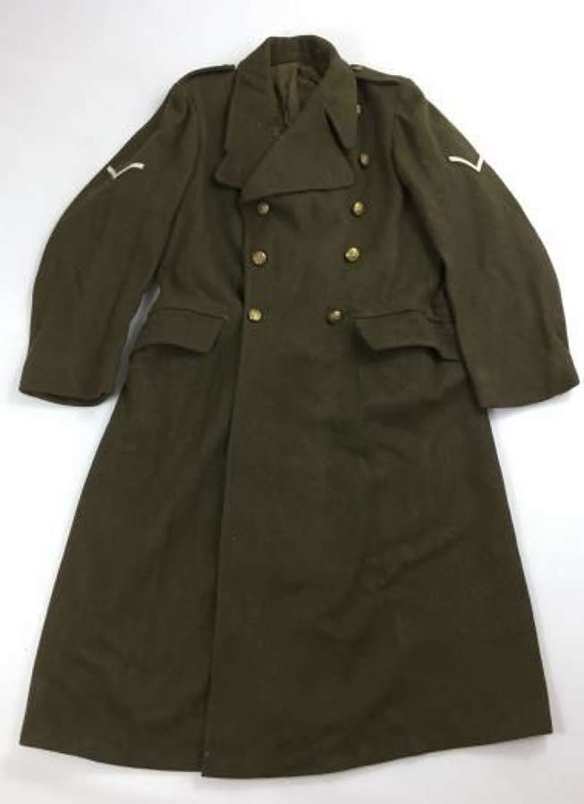 Origina 1955 Dated Greatcoat, Dismounted, 1951 Pattern - Size 9