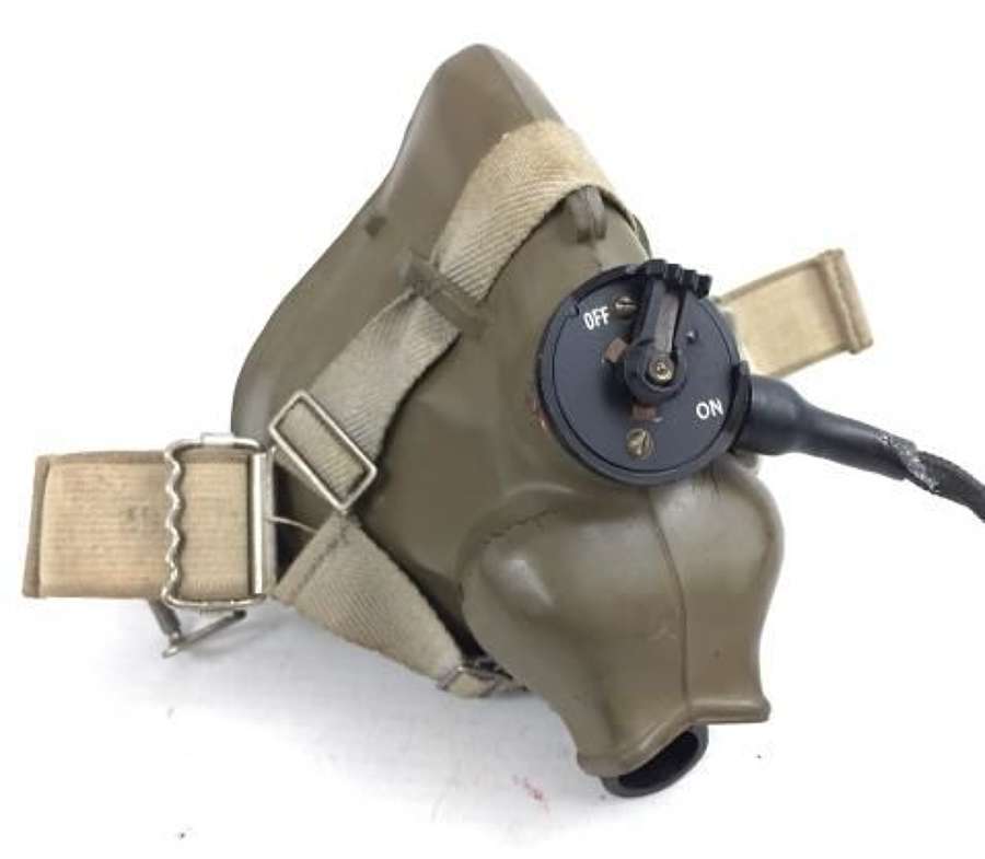 Original 1954 Dated RAF H-Type Oxygen Mask - Size Medium