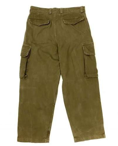 Original French Army M47 Trousers