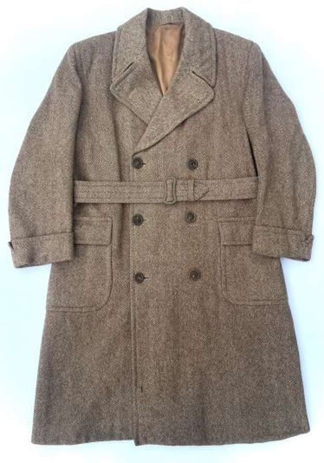 Original 1940s Men's Overcoat by 'A Carlington Coat'
