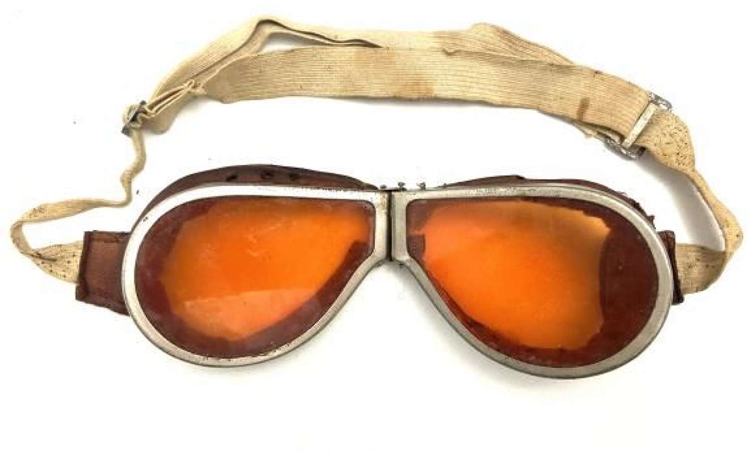 Original WW2 British MT Goggles with Tinted Lenses