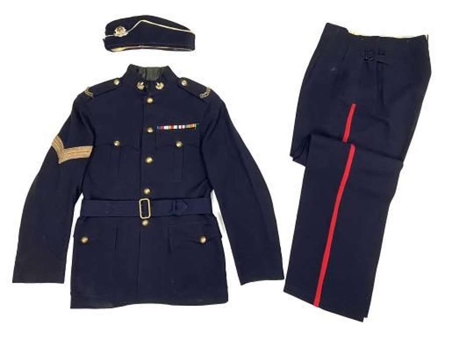 Original Pre WW2 Cheshire Regiment No.2 Dress Uniform and Side Cap