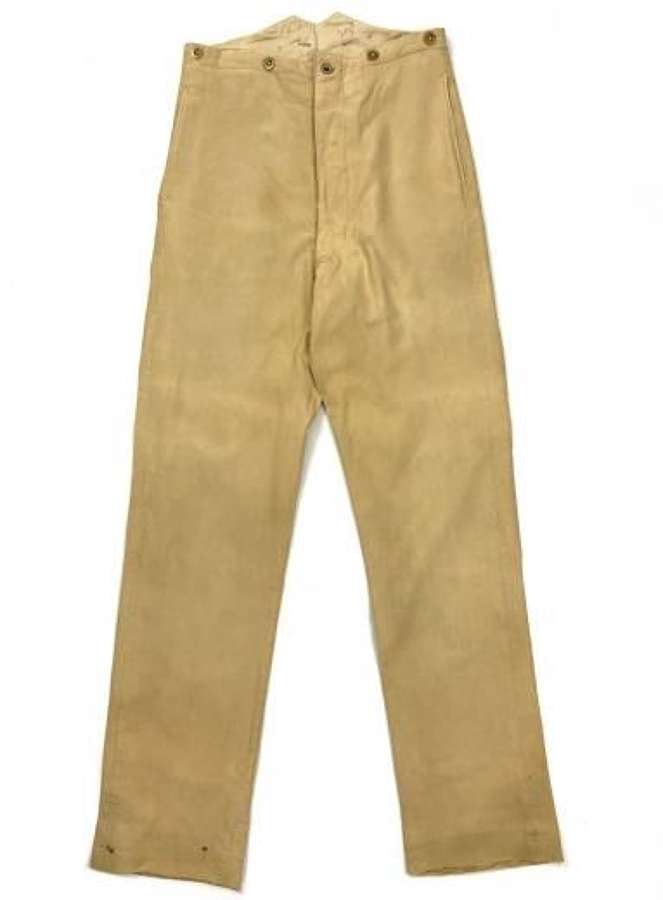 Original British Khaki Drill Service Dress Trousers