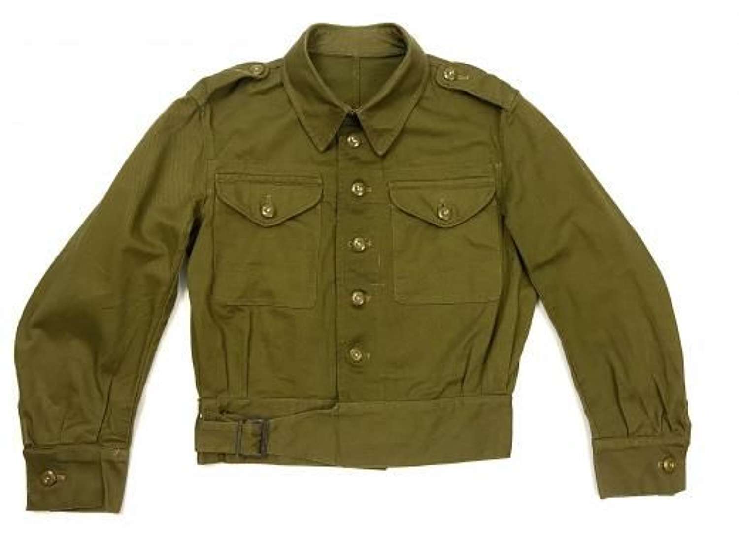 Original 1943 Dated British Denim Battledress Blouse - Size 1