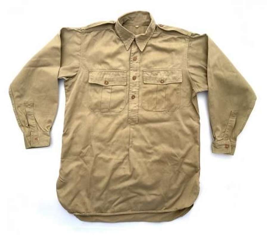 Original WW2 Royal Navy Khaki Drill Shirt
