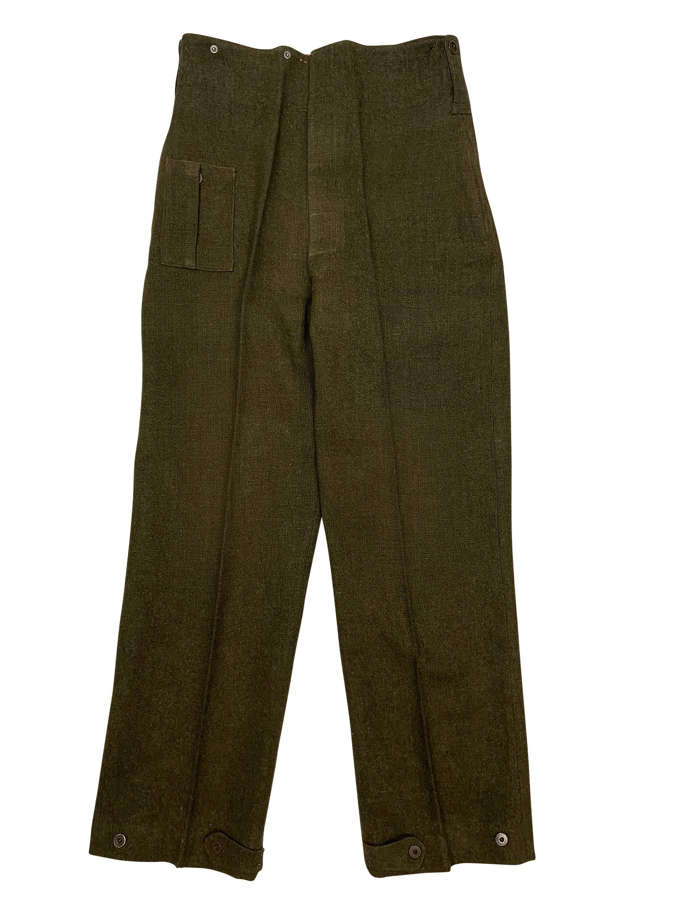 1944 Dated Canadian Battledress Trousers Size 11