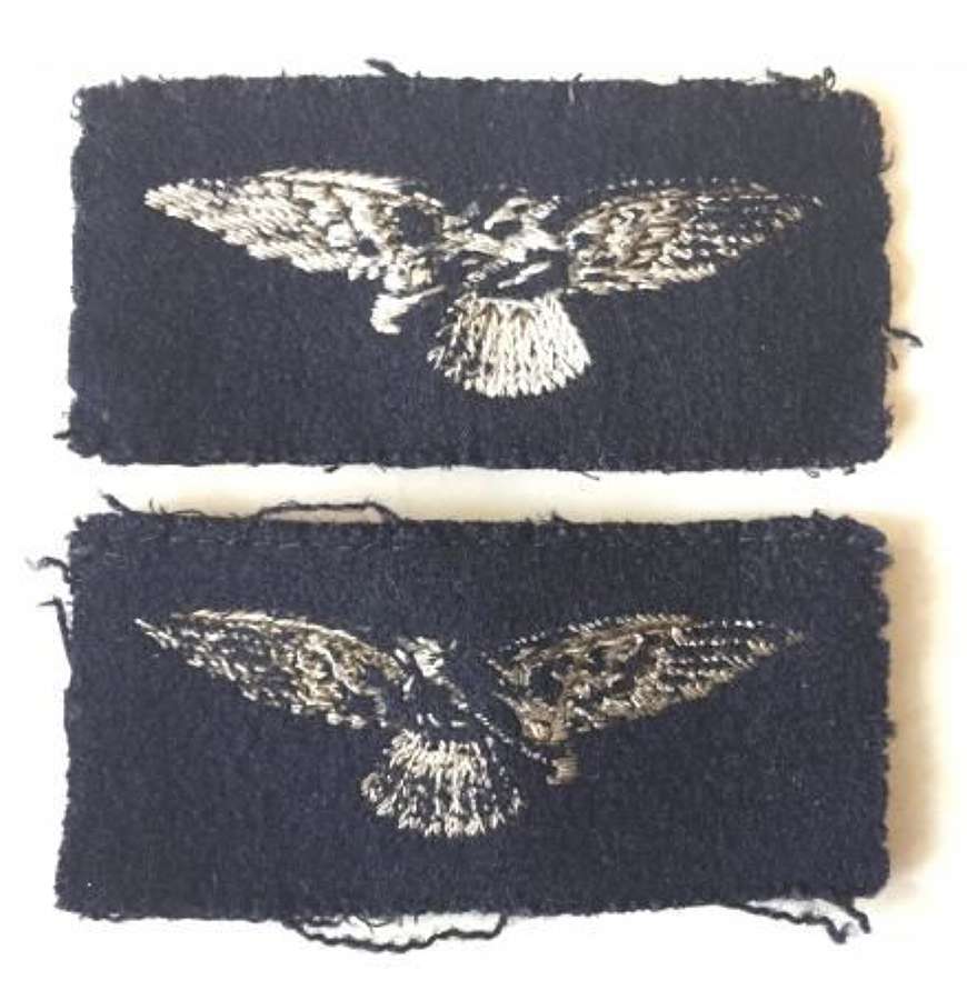 Original Early WW2 Embroidered RAF Albatross Sleeve Insgnia