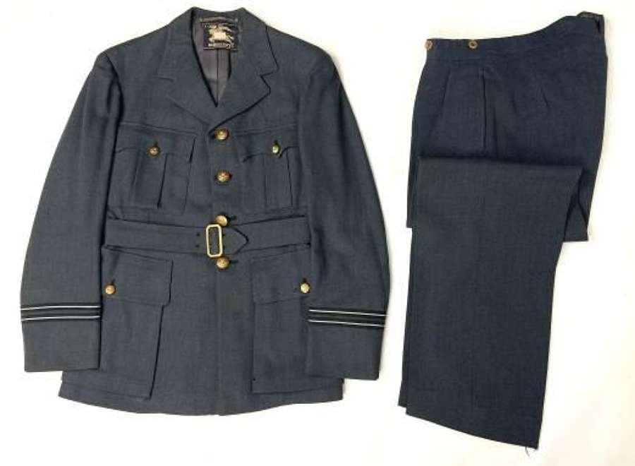 Original WW2 RAF Officers Service Dress Unifrom by 'Burberry's'