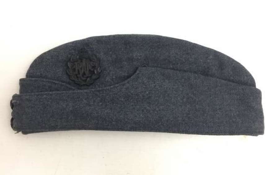 Original WW2 RAF OA Forage Cap with Black Bakelite Cap Badge