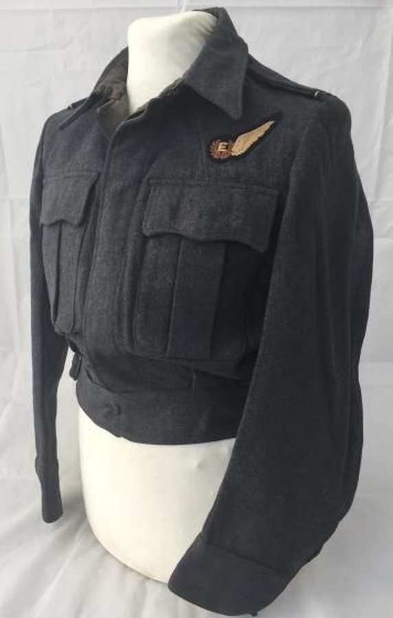 Original 1944 Dated RAF War Service Dress With Engineers Brevet