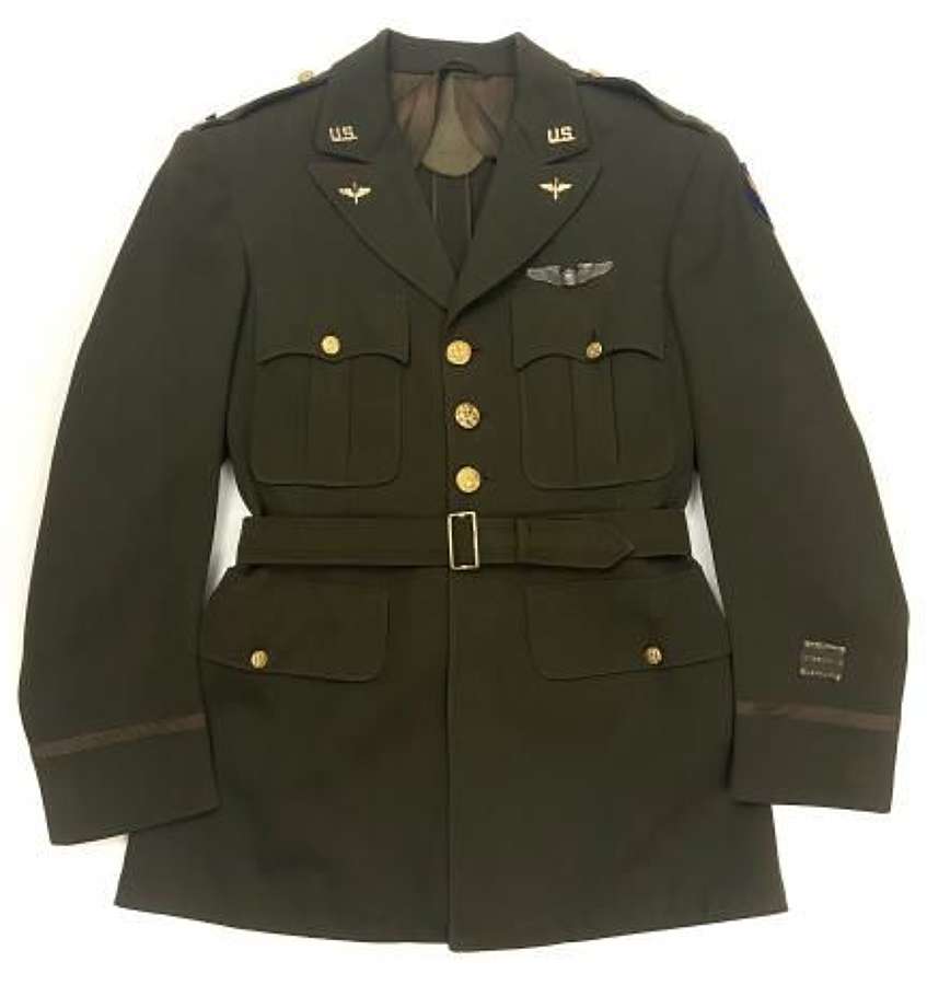 Original WW2 USAAF Captains Tunic with Pilots Wing