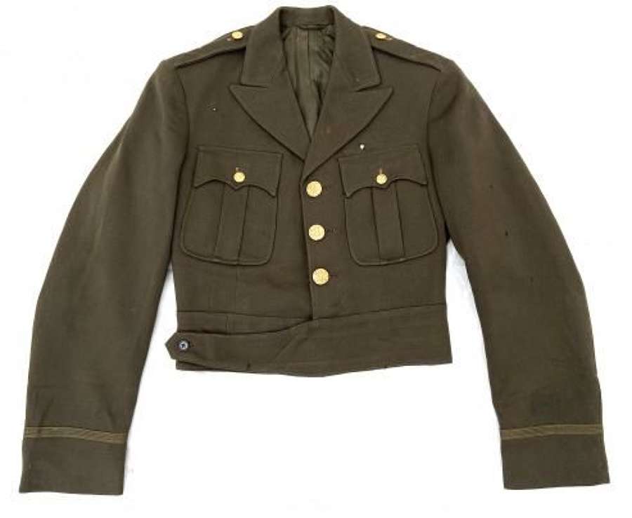 Original 1943 Dated Cut Down US Officers A Class Tunic