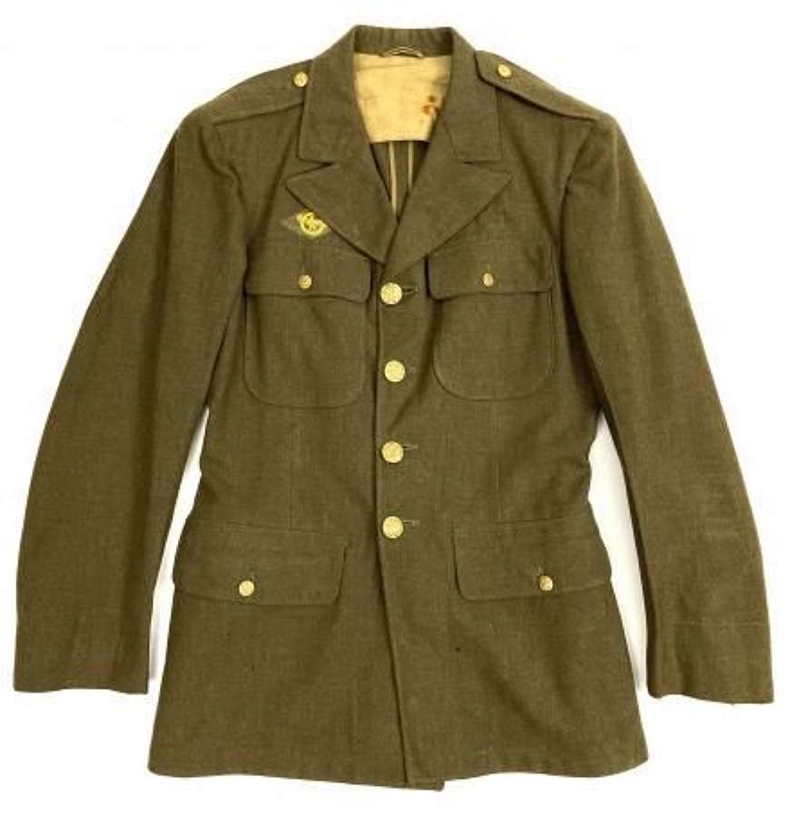 Original 1942 Dated US Enlisted Men's Tunic - Size 37R