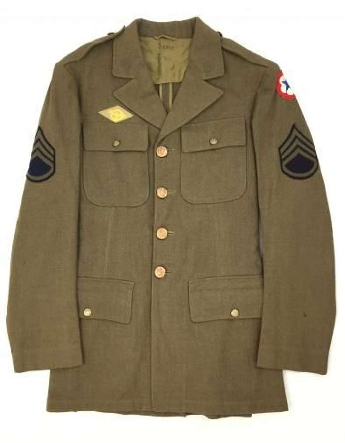 Original 1940 Dated US Enlisted Men's Tunic - Size 36L