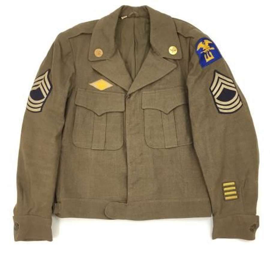 Original 1944 Dated US Army Ike Jacket - Size 38 R