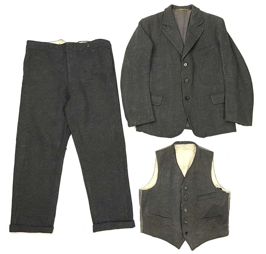Rare Original Men’s Derby Tweed Workwear Suit by ‘Tuff As Steel’