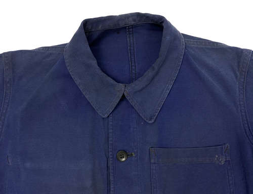 Vintage French Bleu de Travail Workwear Chore Jacket | Trouve Fine Art