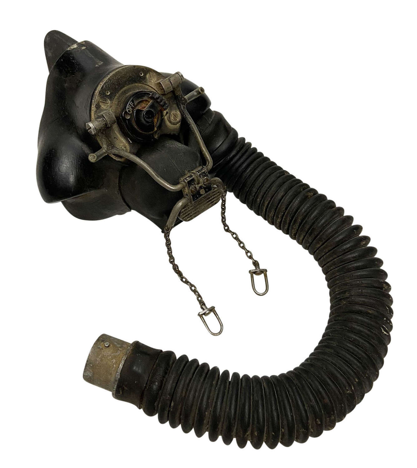 Original RAF P Type Oxygen Mask + Oxygen Hose