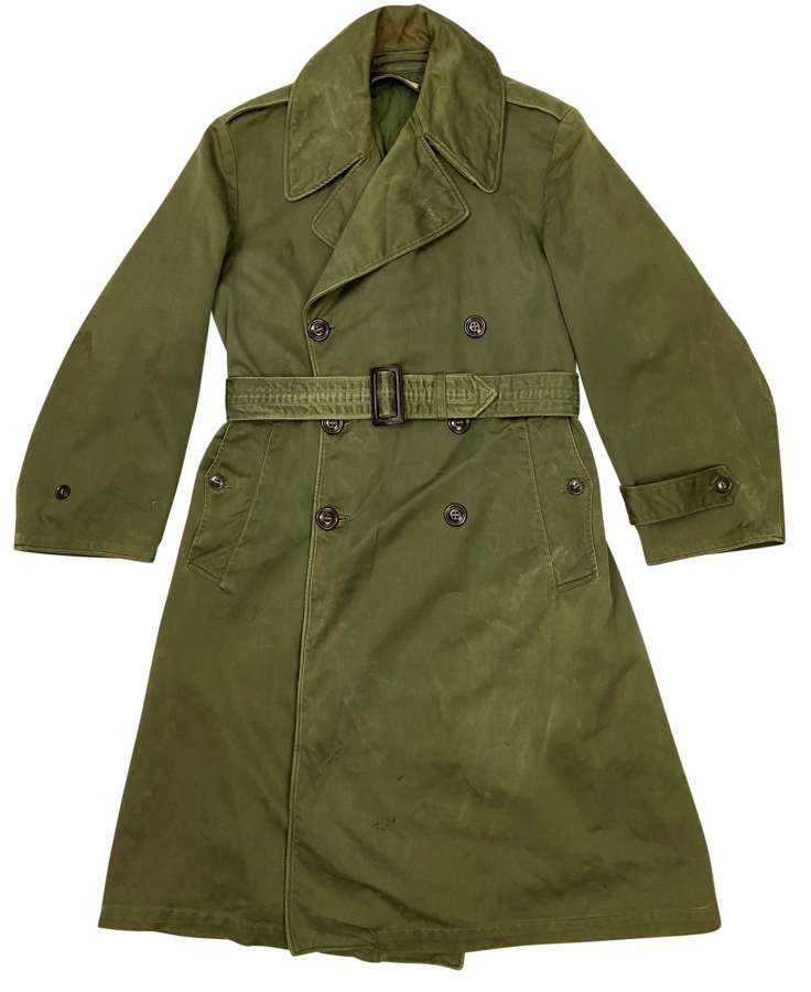 Original 1946 Dated American Army Raincoat - Size Short-Small