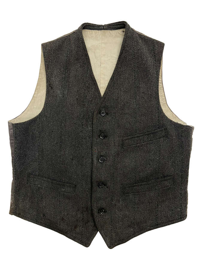 Original 1940s CC41 Workwear Waistcoat