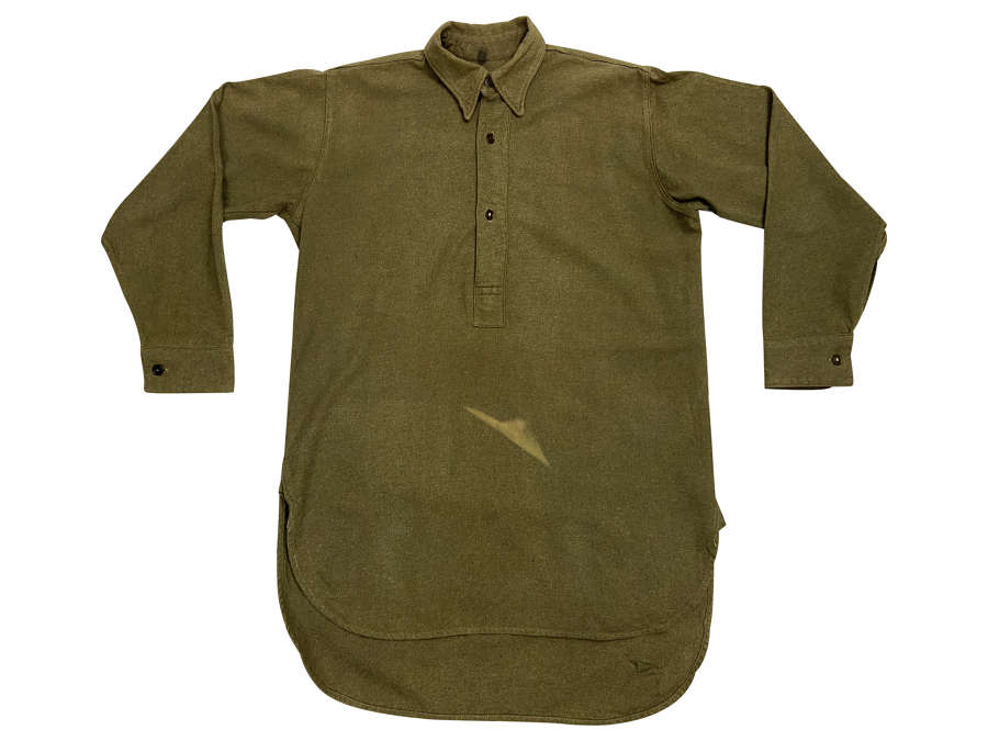 Original 1944 Dated British Army Collared Shirt