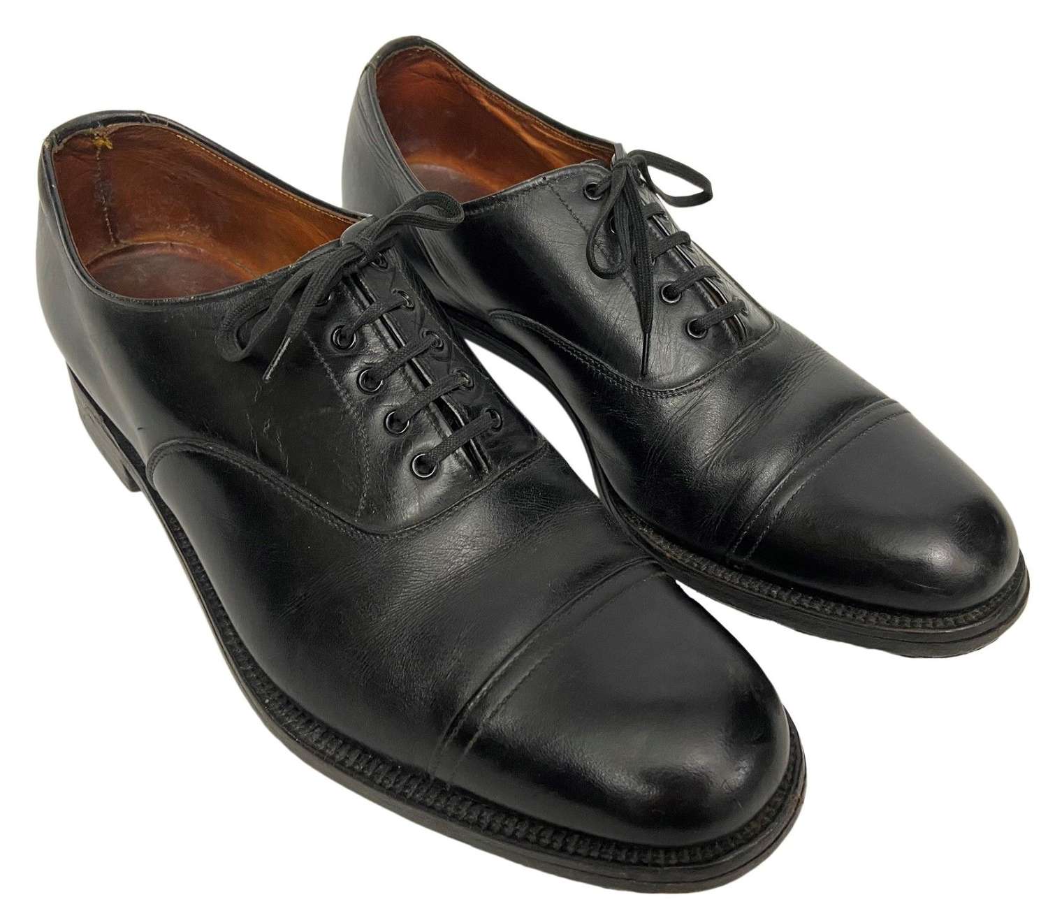 Original RAF Officers Black Oxford Shoes by 'Alkit'
