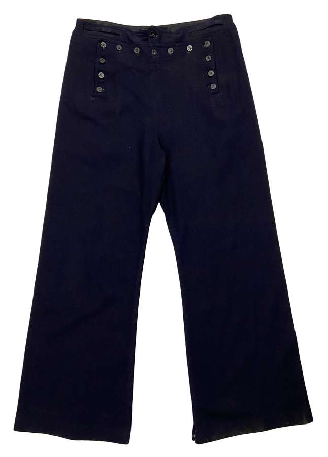 Original Vietnam War US Navy Cracker Jack Bell Bottom Trousers