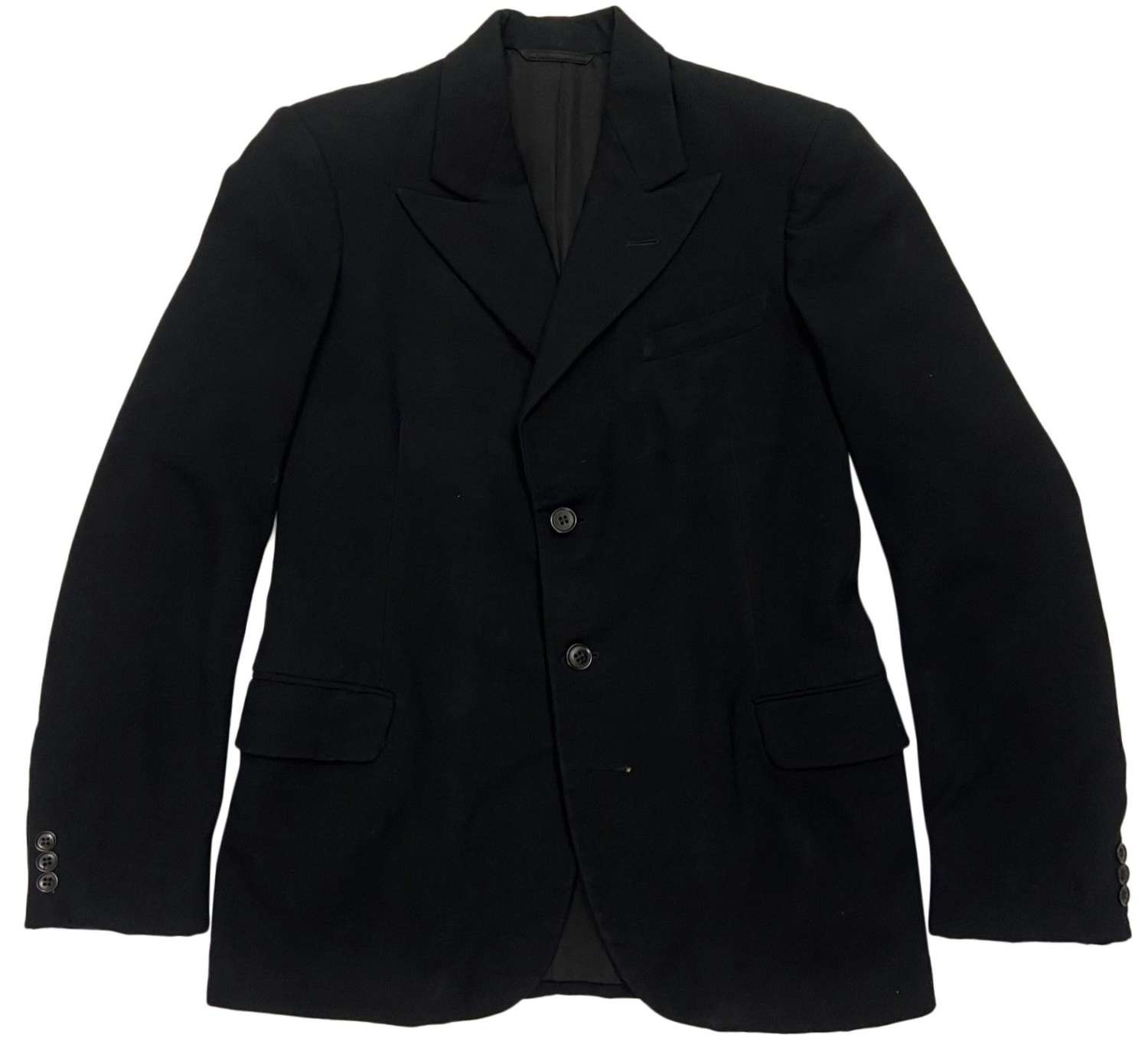 Original 1930s Black Two Button Jacket by 'Burton'
