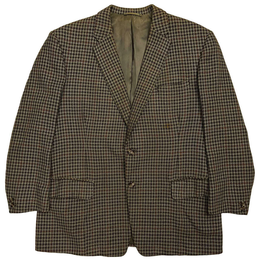Original Early 1960s Men's Dogtooth Sports Jacket