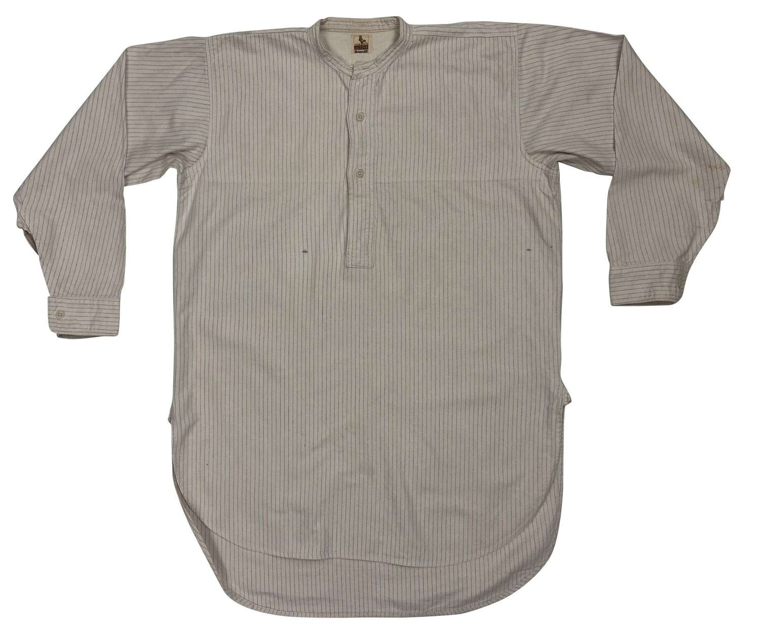 Original 1930s Men's Collarless Shirt by 'Cockspur'