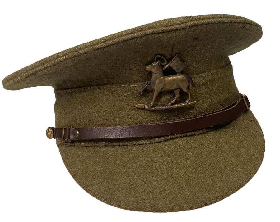 Original 1947 Dated British Army 1922 Pattern Peaked Cap