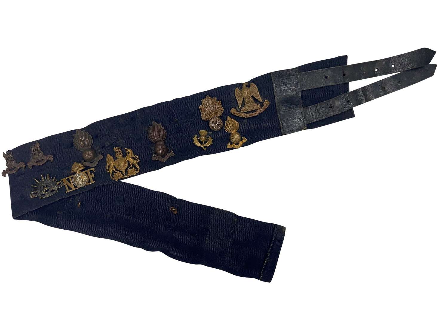 Original WW2 Period Blue Stable 'Trophy' Belt
