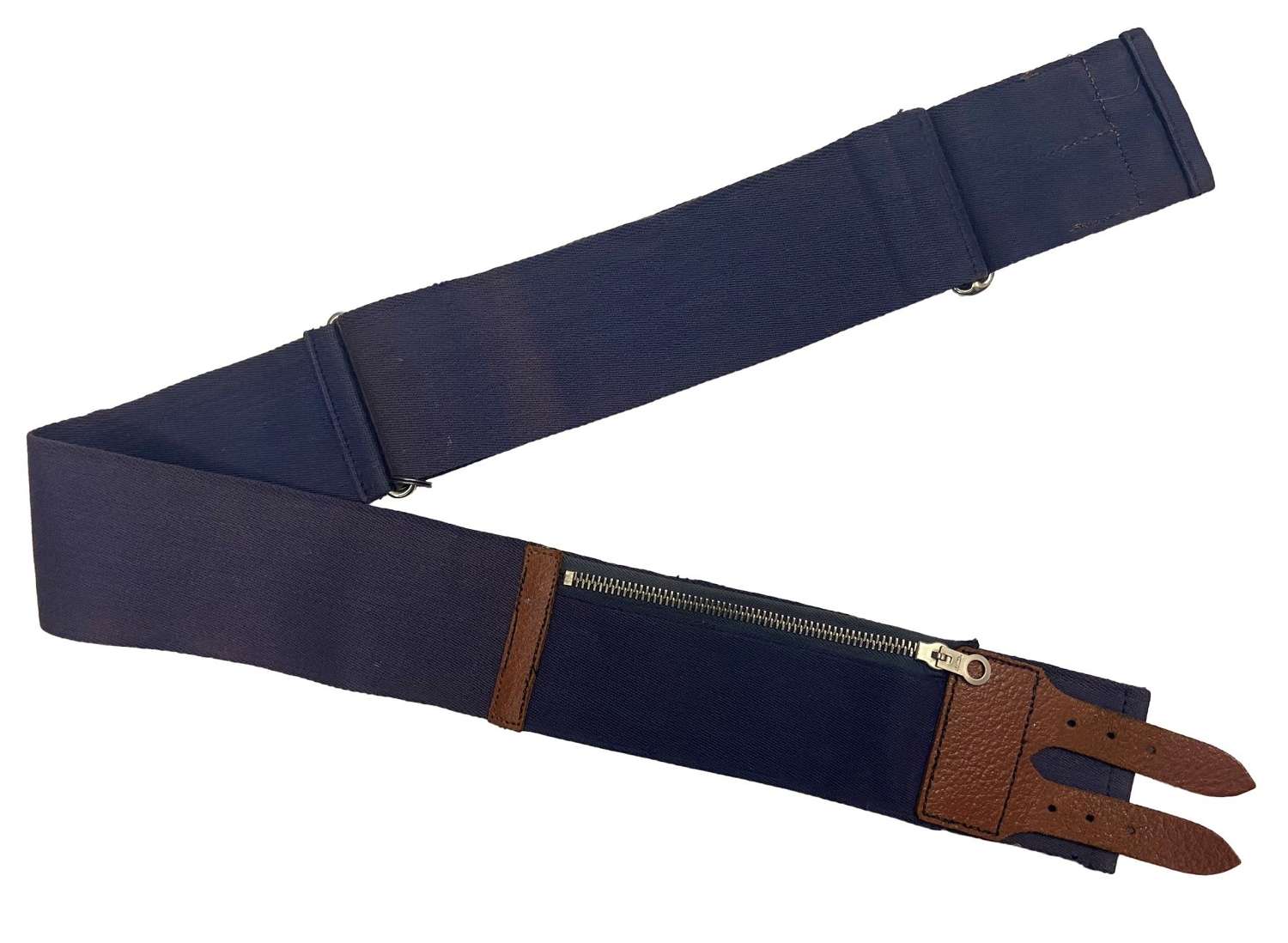 Original 1950s Navy Blue Stable Belt