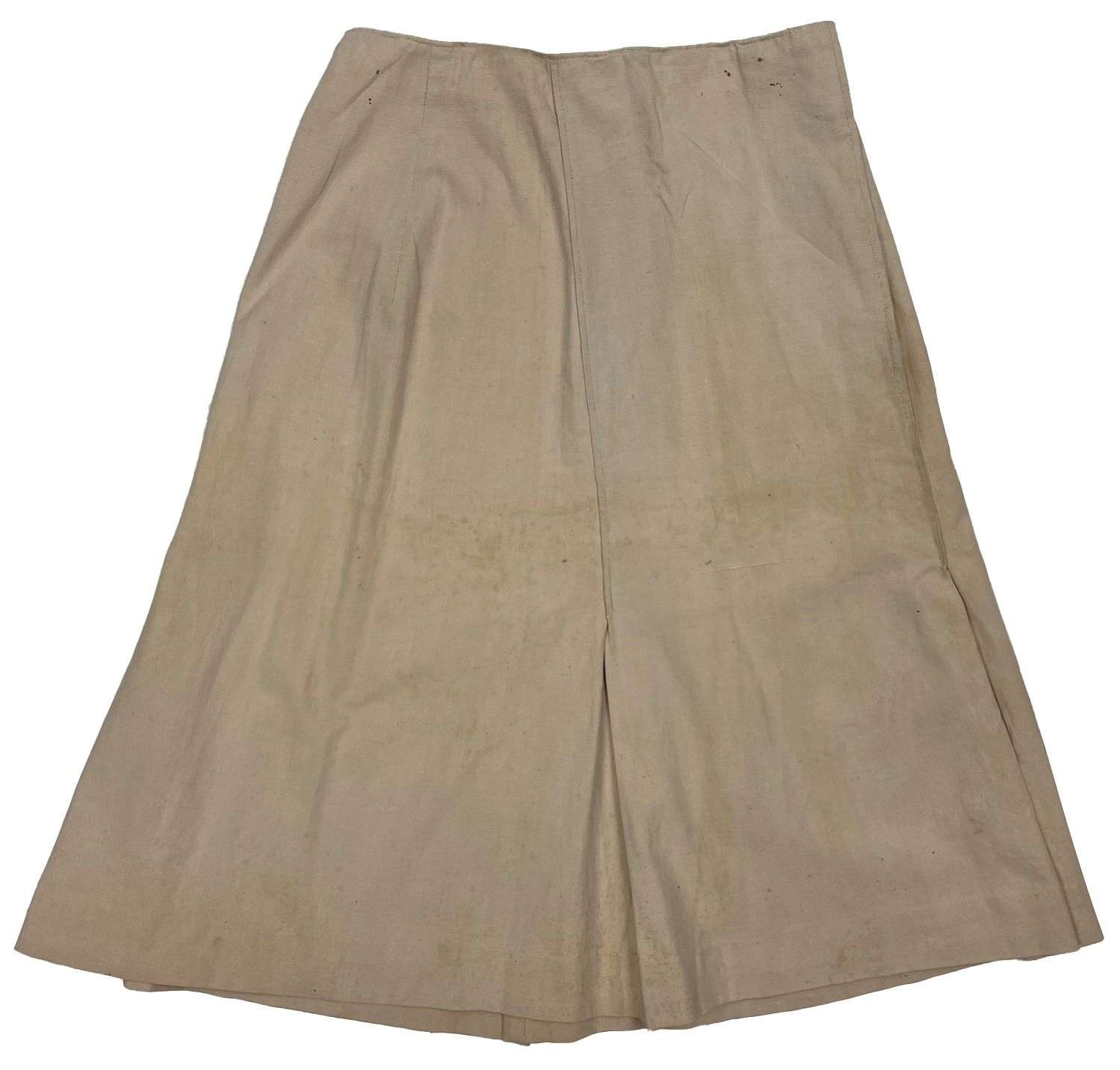 Original 1940s Ladies Beige Skirt