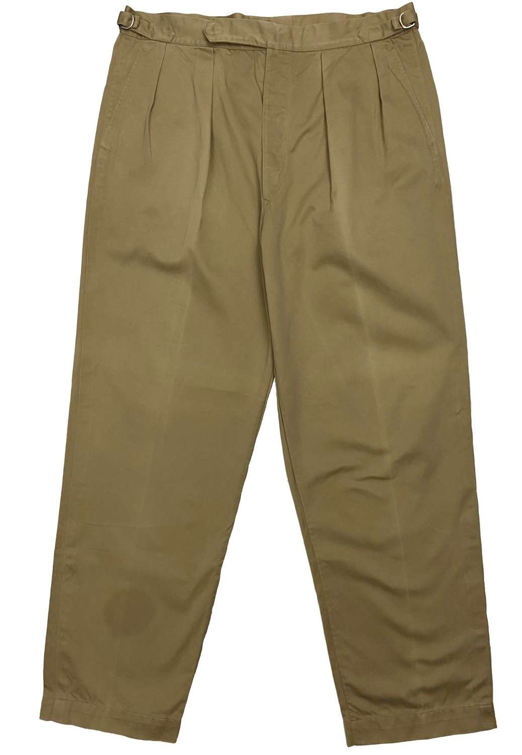 Original 1950s British Army Officers Khaki Drill Trousers