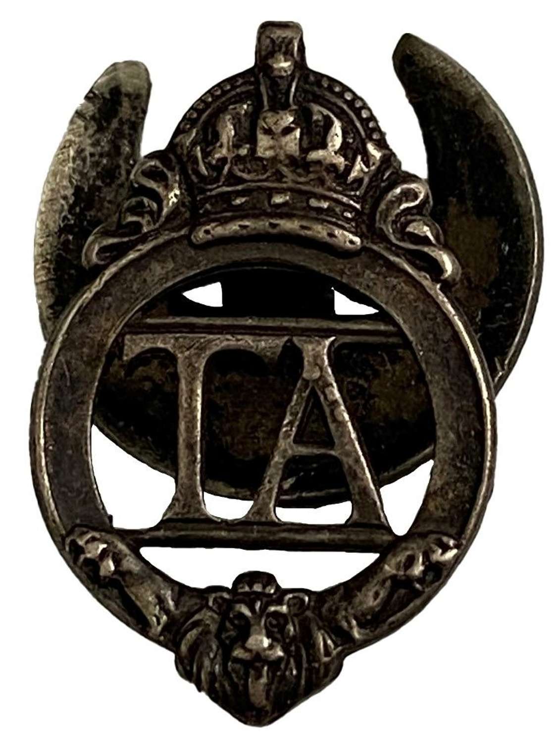 Original WW2 Territorial Army Lapel Badge - 278771