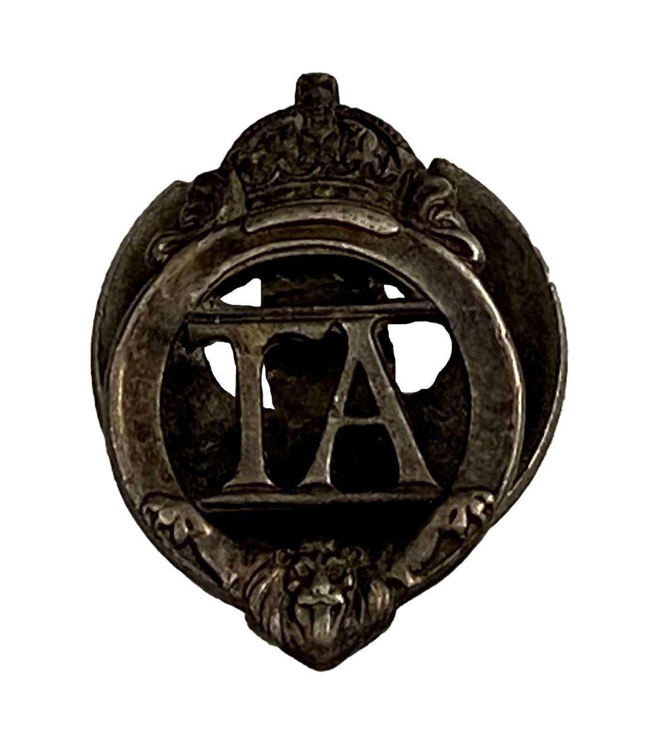 Original WW2 Territorial Army Lapel Badge - 461377