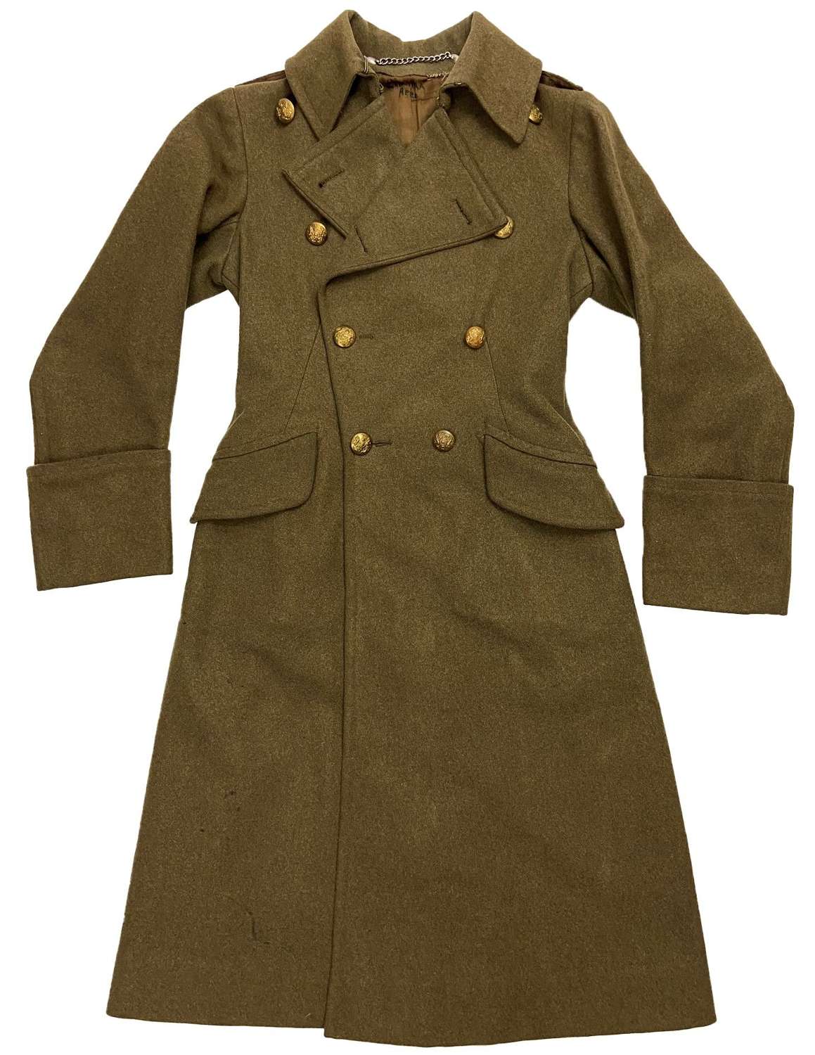 Original WW2 ATS Officers Greatcoat