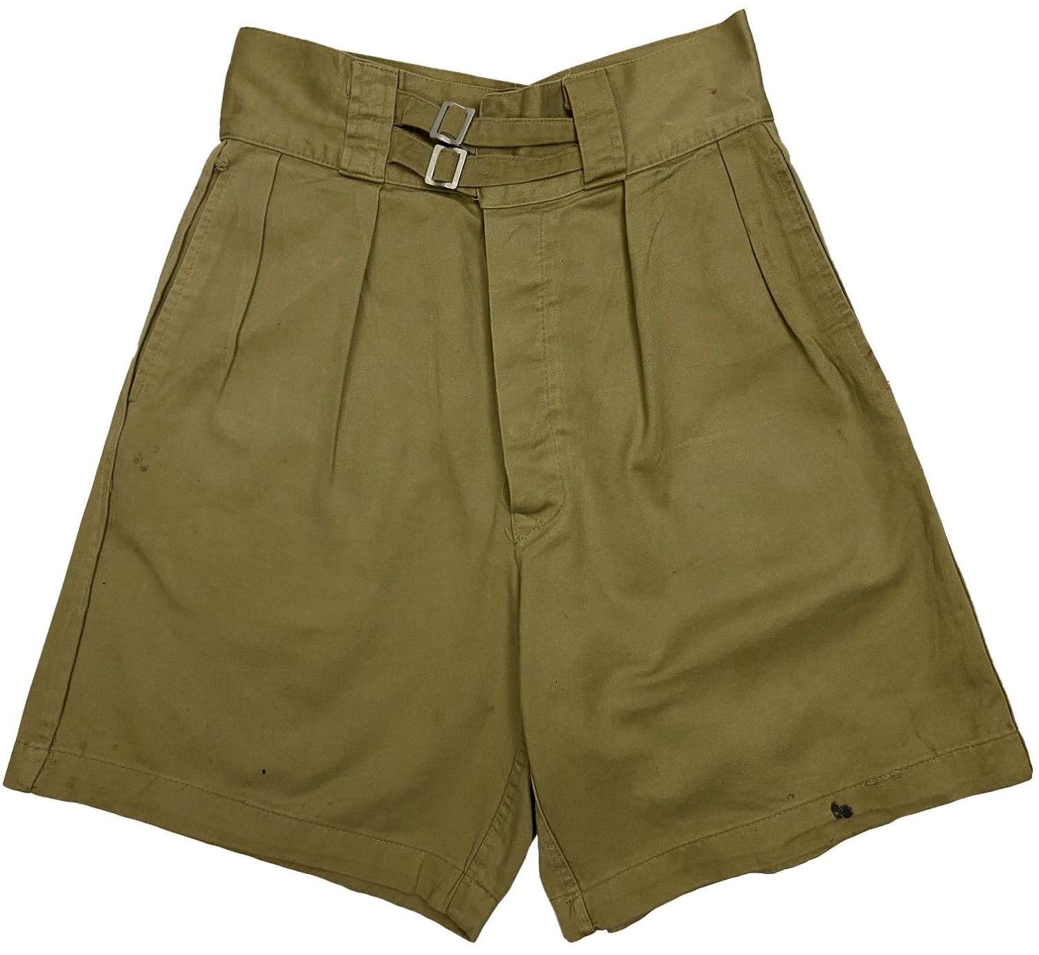 Original 1960s Italian Navy Khaki Shorts