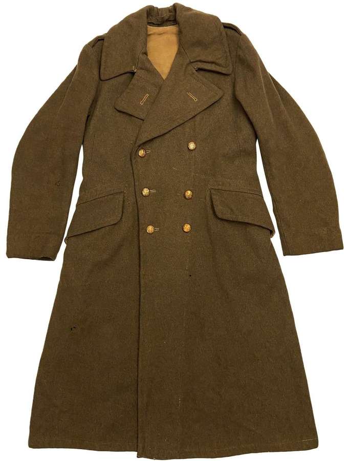 Original WW2 1939 Pattern (Dismounted) British Army Greatcoat