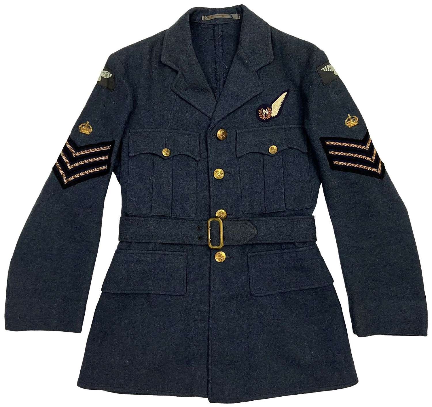 Original 1954 Dated RAF Ordinary Airman's Tunic Badge Sgt Navigator