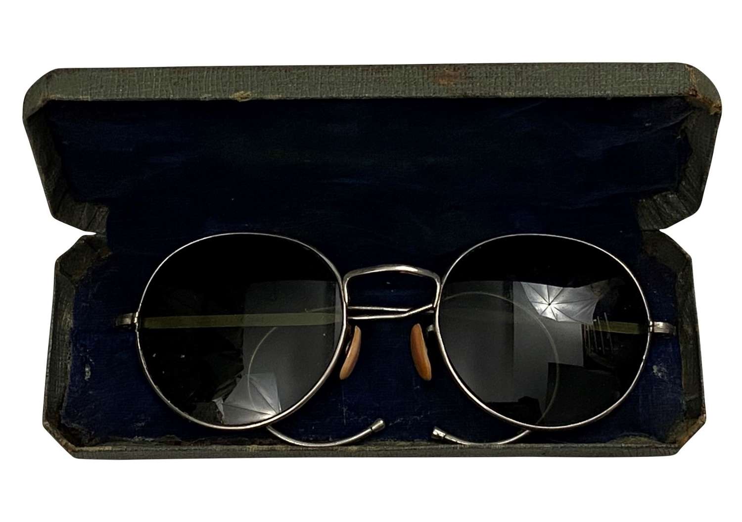 Original RAF MK VIII / Type F Anti Glare Spectacles + Box
