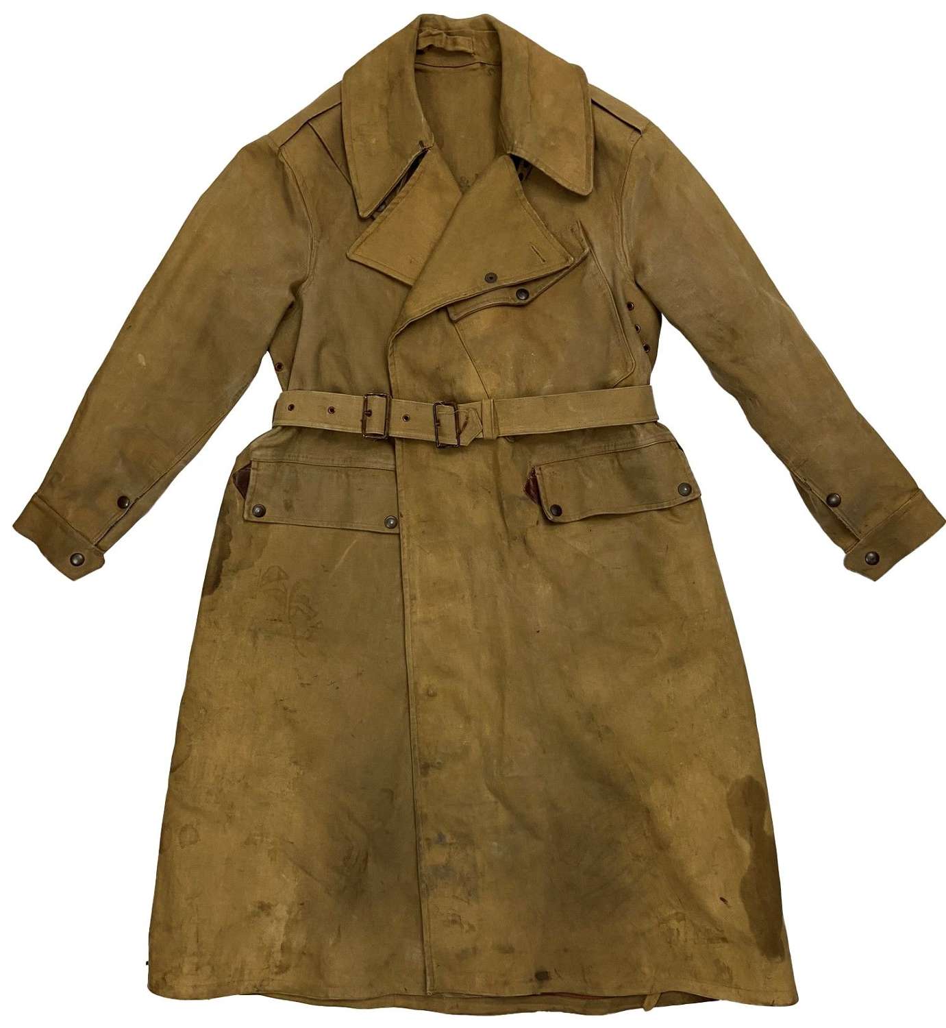Original 1943 Dated British Army Dispatch Riders Coat - Size 7