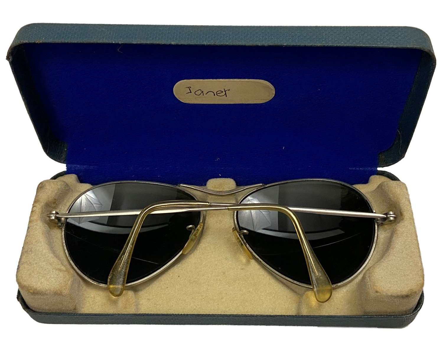 Original 1950s RAF Flying Spectacles MK 14 + Case - Sunglasses